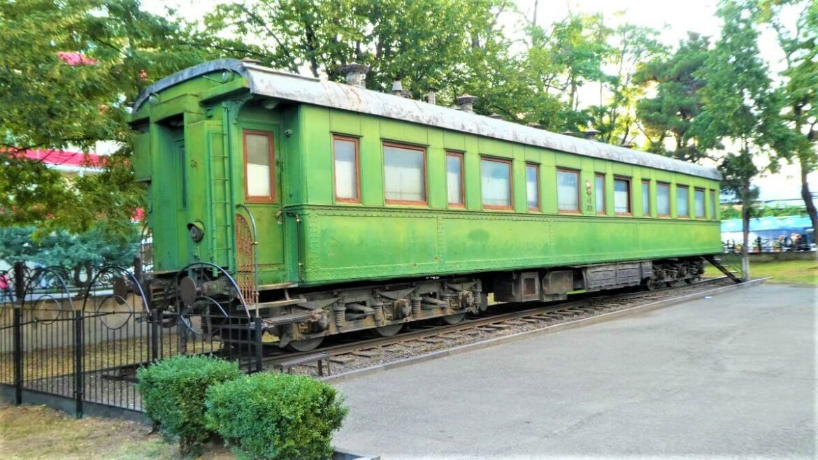 Het Stalin Museum in Gori, Georgië