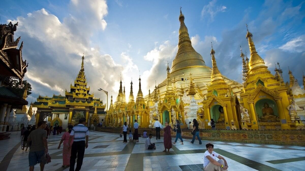 Bezienswaardigheden in Myanmar: De Schwedagonpagode in Rangoon