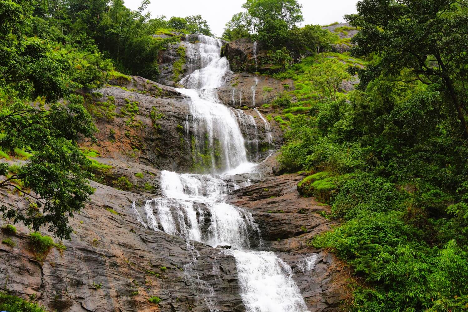 De Cheeyappara waterval in Kerala, India
