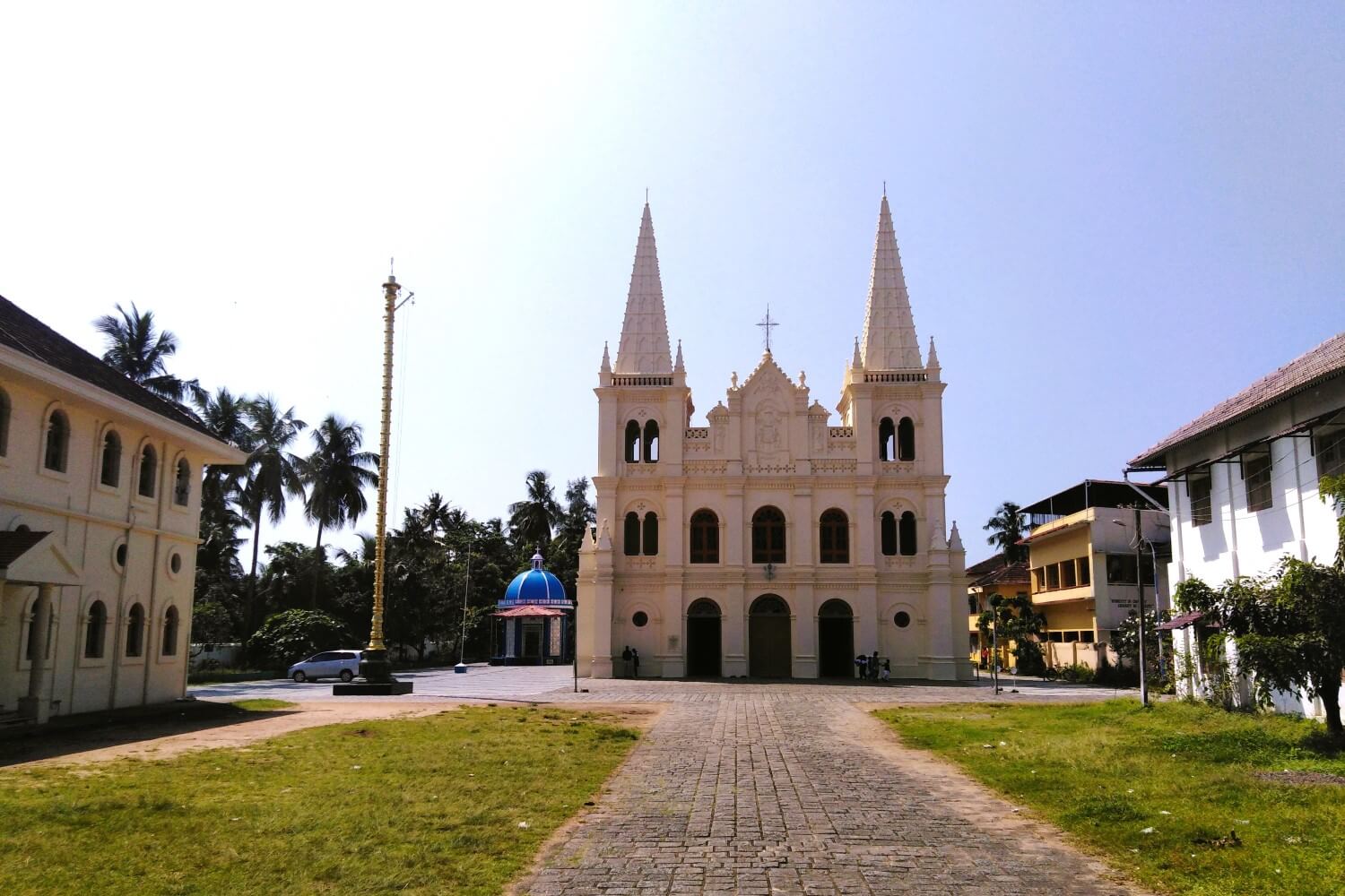De Santa Cruz kathedraal in Kochi, India