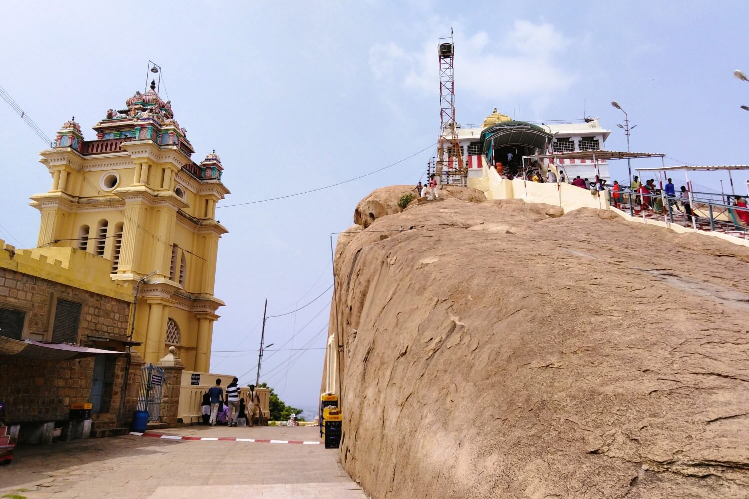 Op de top van Rock Fort