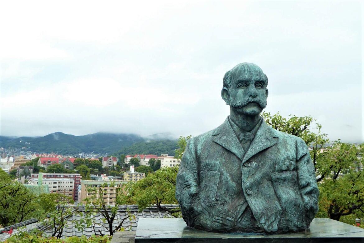 De prachtige tuinen van Glover Garden in Nagasaki, Japan