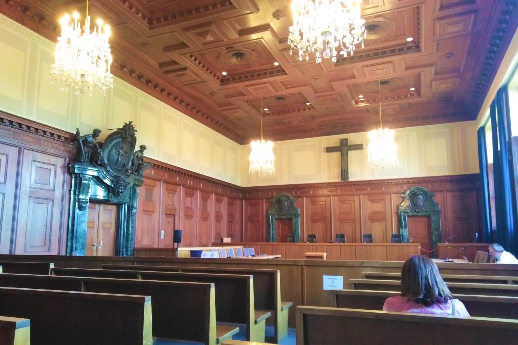 Saal 600 in het Paleis van Justitie, Neurenberg