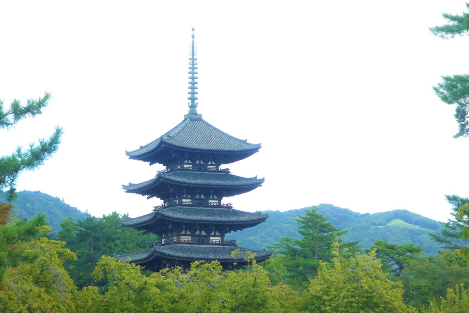 Een pagode in Nara, Japan