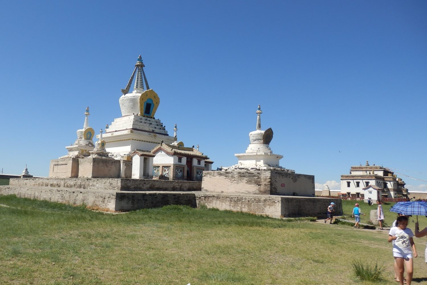 De gouden stoepa van het Erdene Zuu klooster, Karakorum