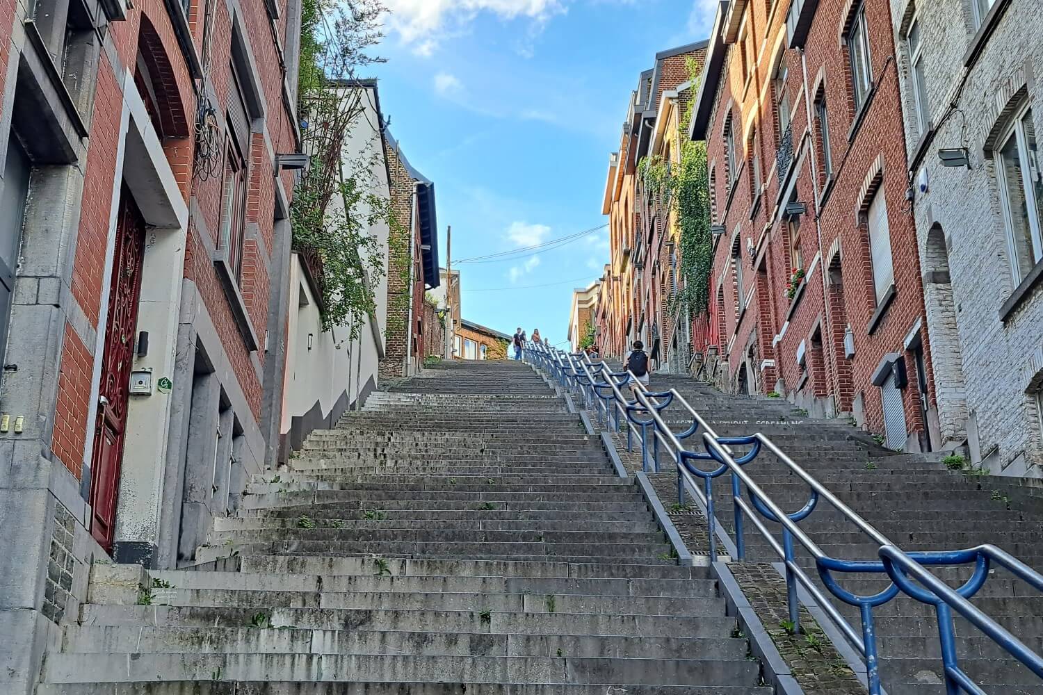 De 374 treden van Montagne de Bueren in Luik