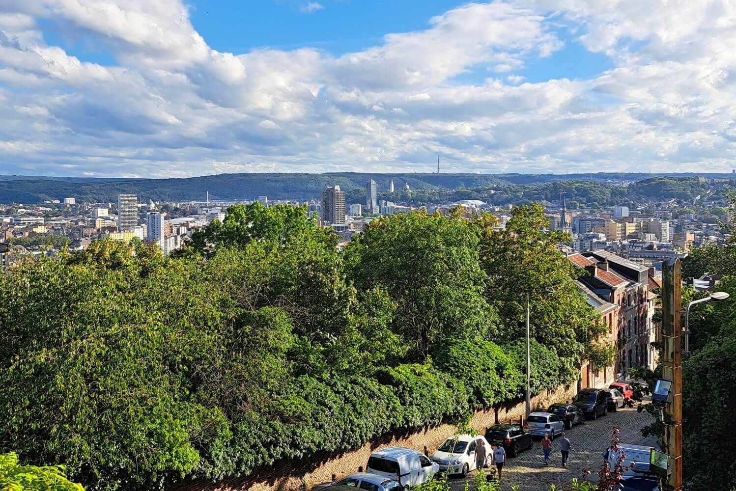 Uitzicht vanaf Montagne de Bueren
