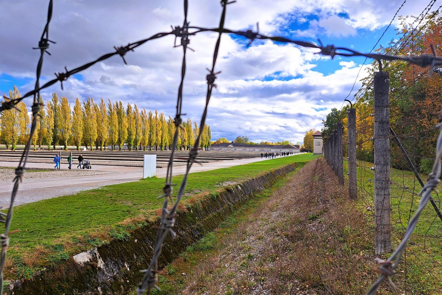Concentratiekamp Dachau in Beieren, Duitsland