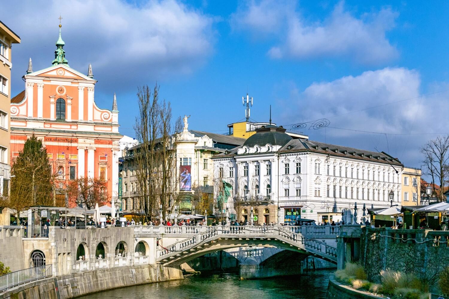 De historische reisgids van Ljubljana, Slovenië