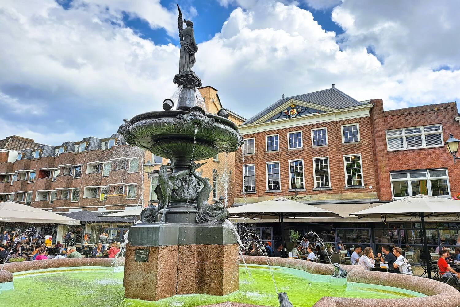 De Wilhelmina fontein in Gorkum