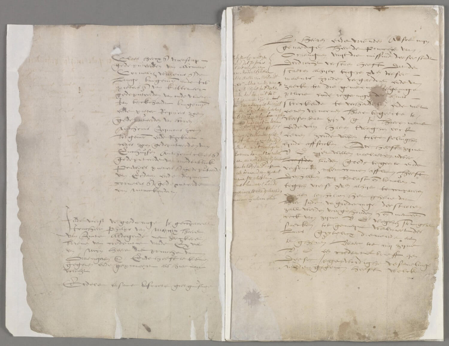 Bladzijde uit de Eerste Vrije Statenvergadering in Dordrecht van 1572