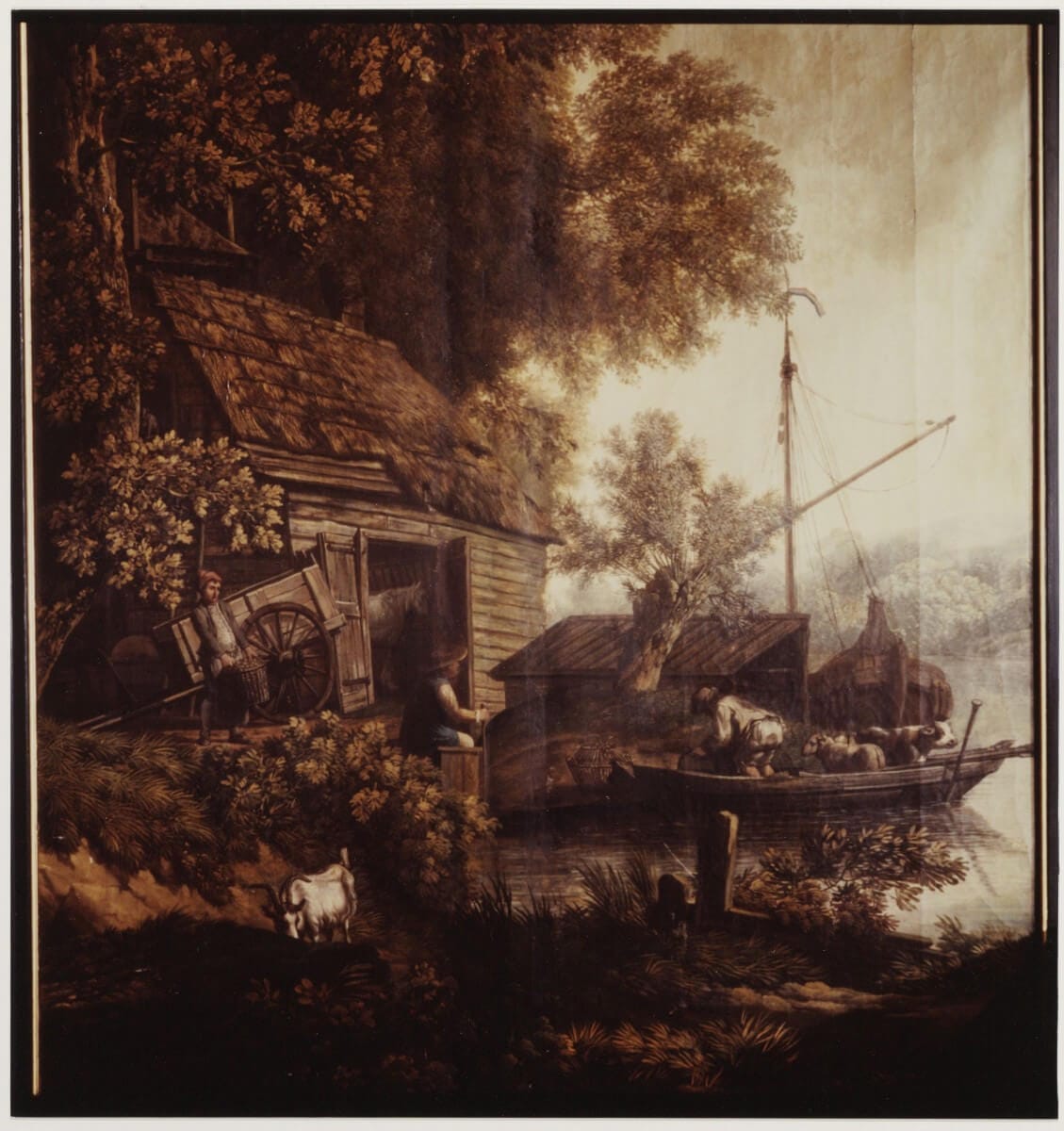 Een deel van de decoratie in de Andriessenkamer