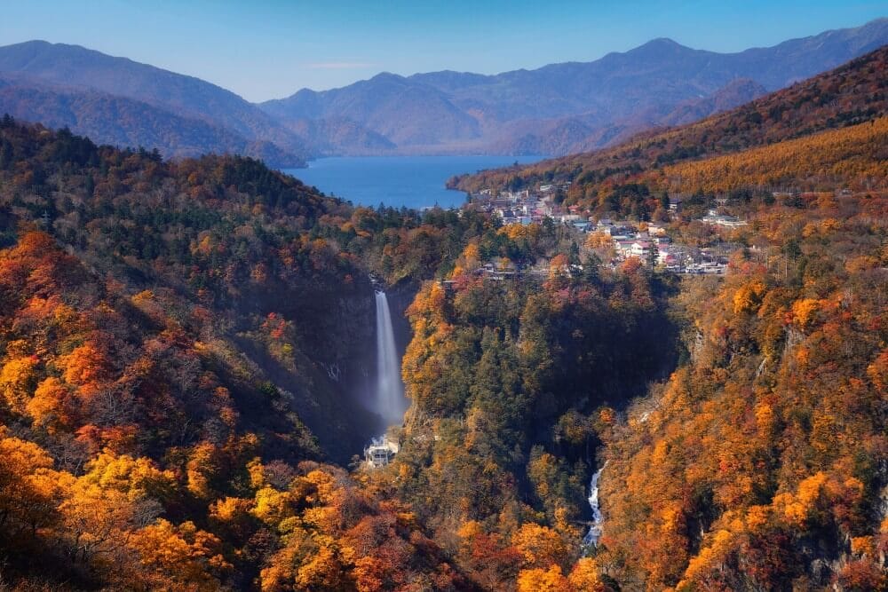 Chuzenji Lake in Nikko National Park, Japan