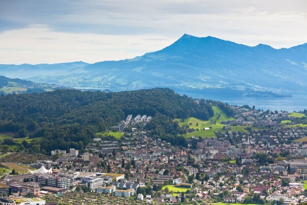 De omgeving van Luzern, Zwitserland